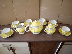 Jp iris Cluj beautiful gilded anti 6-person tea set flawless