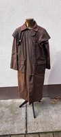 The Australian outback collection is a brown oil-resistant cotton duster coat for men