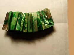 Zöld Kagylóhéj karkötő