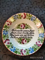 Wilhelmsburgi tányér eladó