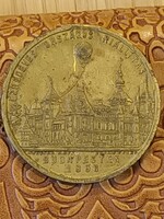 1896 Millennium national exhibition commemorative medal