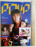 Polip magazin 1988/12 R-Go Hobo Springsteen Alice Cooper Rózsaszín Bombázók Fehér Anna Bros Duran
