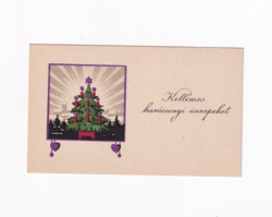 K:136 Merry Christmas and Happy New Year. Card-postcard with envelope, postal clean 02