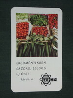 Card calendar, seed company, 1978, (2)