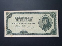 Hungary 100 million milpengő 1946 f +