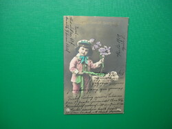 Antik képeslap 1912