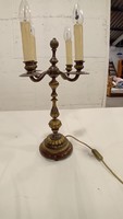 Four-arm, highly decorative table lamp
