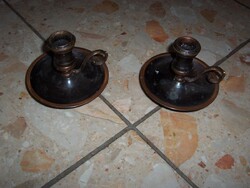 2 walking candle holders