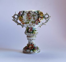 Alt Wien porcelain goblet vase.