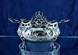 Gorgeous antique silver jardeniere, German, Hanau, ca. 1890!!!