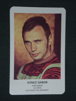 Card calendar, movie theater, actor Gábor Koncz, 1979, (2)