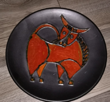 Bikás tál, Tófej 28cm