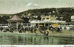 Ba - 163 post-clean reprint postcards from Balaton's past - Balatonalmádi spa