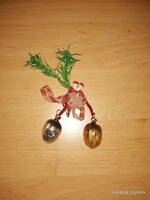 Retro glass nut pair with mushrooms Christmas tree decoration