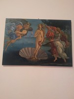 Olajfestmény,másolat : Boticelli "Vénusz születése"