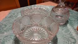 Large lead crystal bowl with a diameter of 25 cm