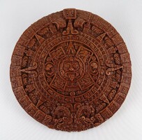 1P725 Mayan calendar ceramic wall decoration 26.5 Cm
