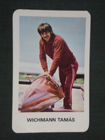 Kártyanaptár, Edzett ifjúságért, sport, Wichmann Tamás kajak kenú,1979 ,   (2)
