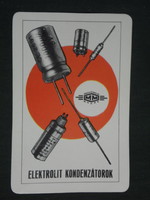 Kártyanaptár, Mechanikai művek, Budapest, elektrolit kondenzátorok, 1979 ,   (2)