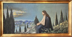 Jézus az olajfák hegyén festmény (Nagyméretű Szentkép)