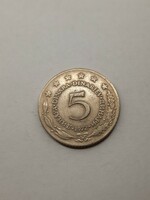 Yugoslavia 5 dinars 1972