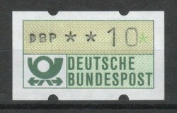 Autómata bélyegek 0028 (Német) Mi autómata 1 postatiszta  10 Pfg.   1,50 Euró