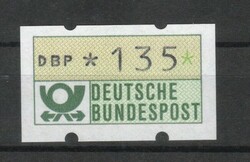 Autómata bélyegek 0032 (Német) Mi autómata 1 postatiszta  135 Pfg.   3,00 Euró