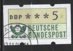 Autómata bélyegek 0004 (Német) Mi autómata 1   5 Pfg.   1,50 Euró