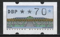 Autómata bélyegek 0038 (Német) Mi autómata 2  1.1 postatiszta  70 Pfg.   1,50 Euró