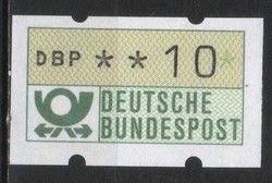 Autómata bélyegek 0006 (Német) Mi autómata 1 10 Pfg   postatiszta   1,50 Euró