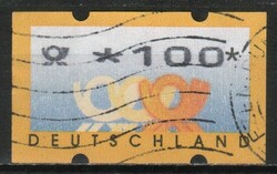 Autómata bélyegek 0061 (Német) Mi autómata 3  1   100 Pfg.  1,50 Euró