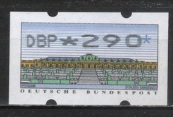 Autómata bélyegek 0033 (Német) Mi autómata 2 2.1  290 Pfg  postatiszta sorszámozott   4,50 Euró