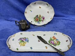 2 Piece Herend offering set, with cakes and sandwiches from 1944!