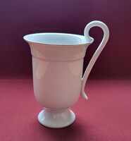 Burg Lindau német porcelán kávés teás forrócsokis cappuccino csésze bögre arany széllel
