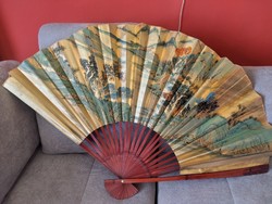 Large Indian decorative fan