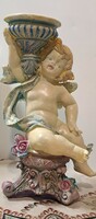 Puttó asztali dísz ,gyertyatartó. 22 cm
