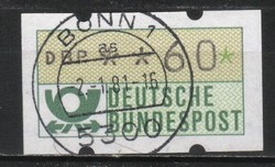 Autómata bélyegek 0014 (Német) Mi autómata 1  60 Pfg     1,50 Euró