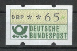 Autómata bélyegek 0030 (Német) Mi autómata 1 postatiszta  65 Pfg.   1,50 Euró