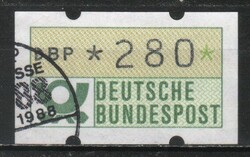 Autómata bélyegek 0020 (Német) Mi autómata 1  2,80 Pfg     3,00 Euró