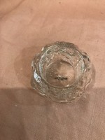 Kosta boda Swedish glass snowball candle holder designed by ann wolff
