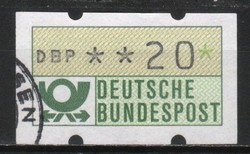 Autómata bélyegek 0011 (Német) Mi autómata 1  20 Pfg     1,50 Euró
