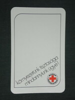 Card calendar, Hungarian Red Cross, 1980, (2)