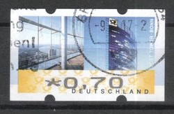 Vending machine stamps 0097 (German) mi vending machine 7 EUR 0.70. 2.00 Euro