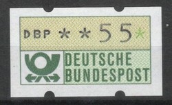 Autómata bélyegek 0029 (Német) Mi autómata 1 postatiszta  55 Pfg.   1,50 Euró