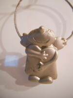 ANGYALKA - FÉM - 4 x 3 cm - EXKLUZÍV - NÉMET - HIBÁTLAN