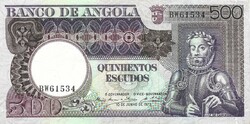 500 Escudo escudos 1973 Angola beautiful