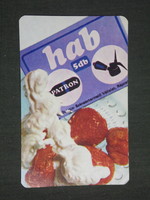 Card calendar, foam cartridge, carbonic acid production company, beets, 1981, (2)