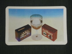 Card calendar, siphon cartridge, carbonic acid production company, beetroot, 1981, (2)