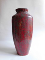 Rare vase from Pesthidegkút with original label - 30.5 Cm