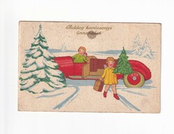 K:162 Karácsony antik képeslap